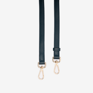 Leather Crossbody Strap Blue Lagoon