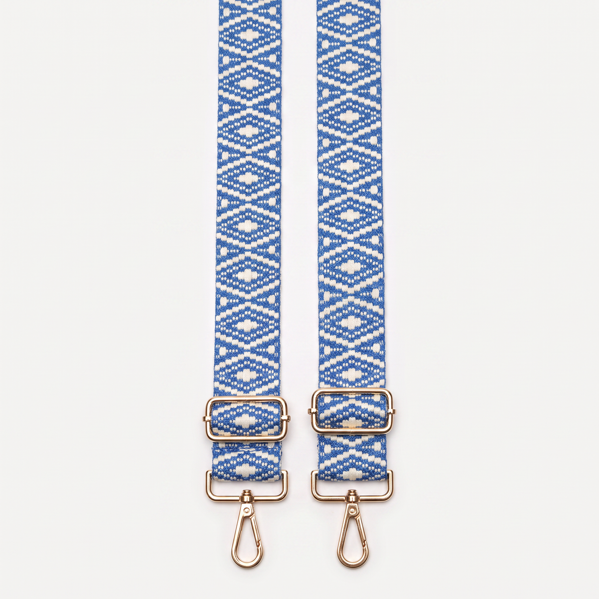 Blue Diamond Weave Strap