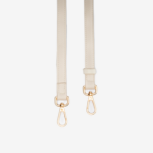 Leather Crossbody Strap Ivory