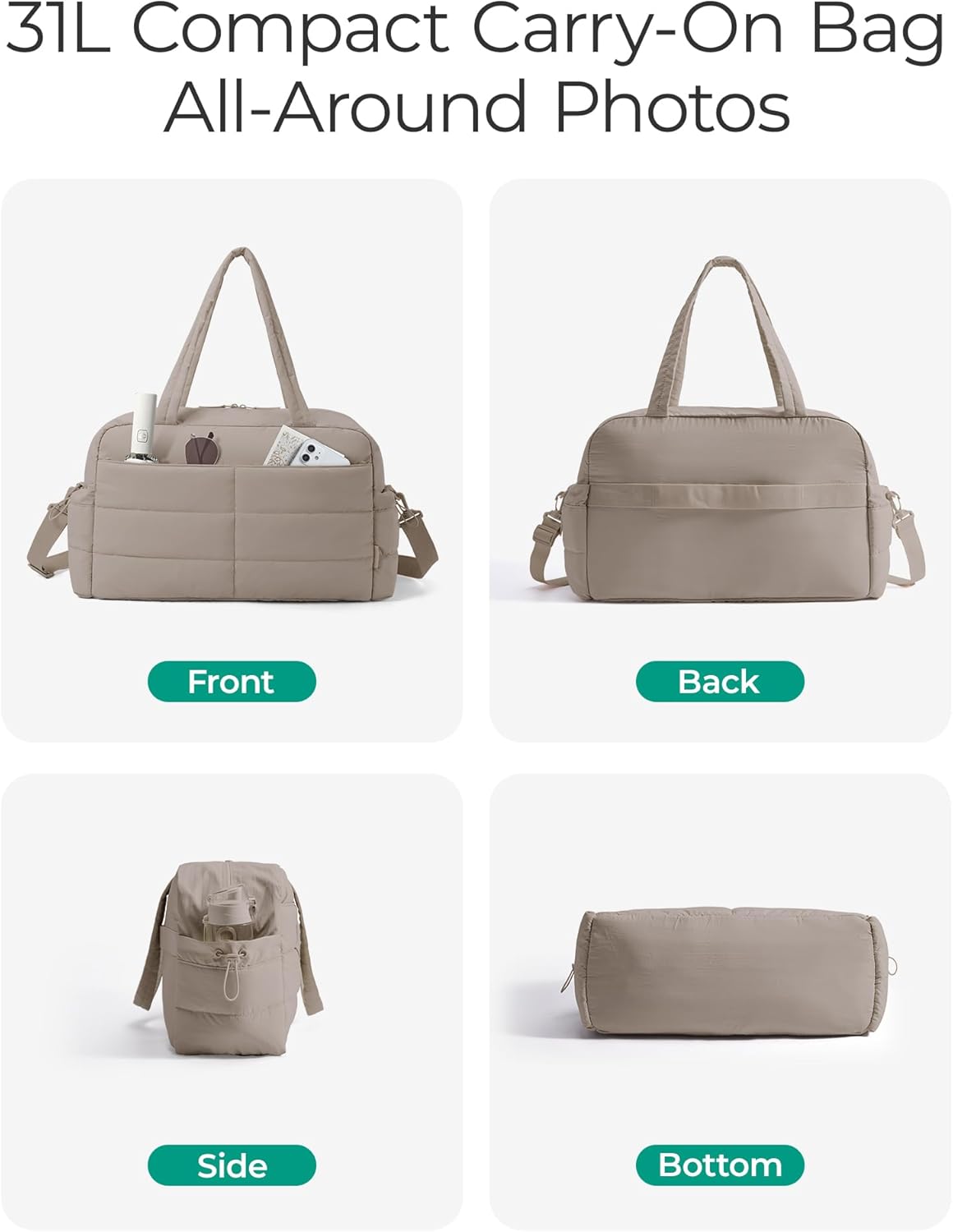 Vera Weekender Travel Duffel Bag