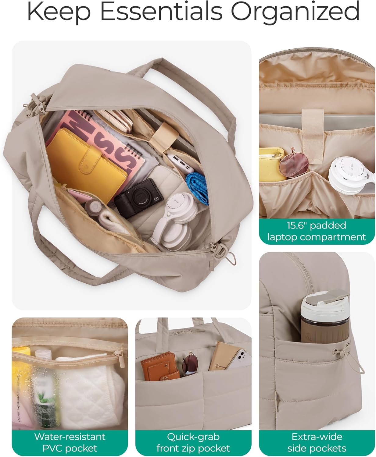 Vera Weekender Travel Duffel Bag