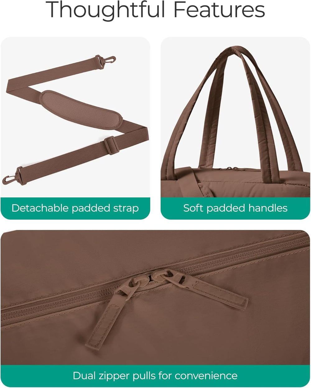 Vera Weekender Travel Duffel Bag