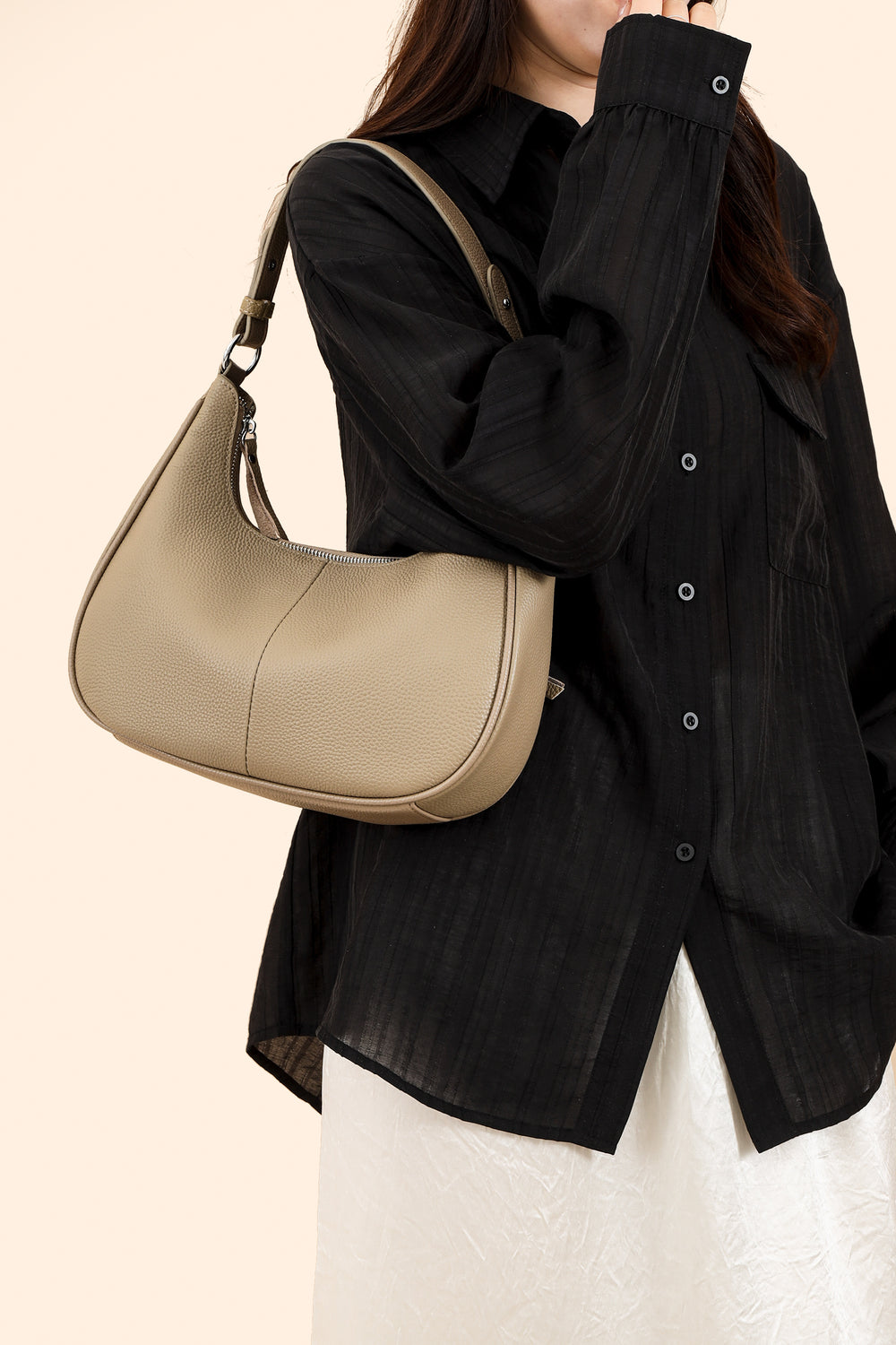 Mira Shoulder Bag Taupe