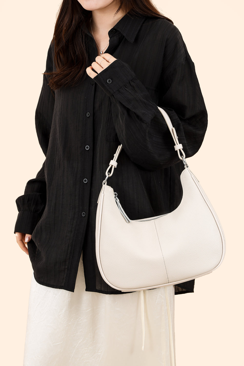 Mira Shoulder Bag Ivory