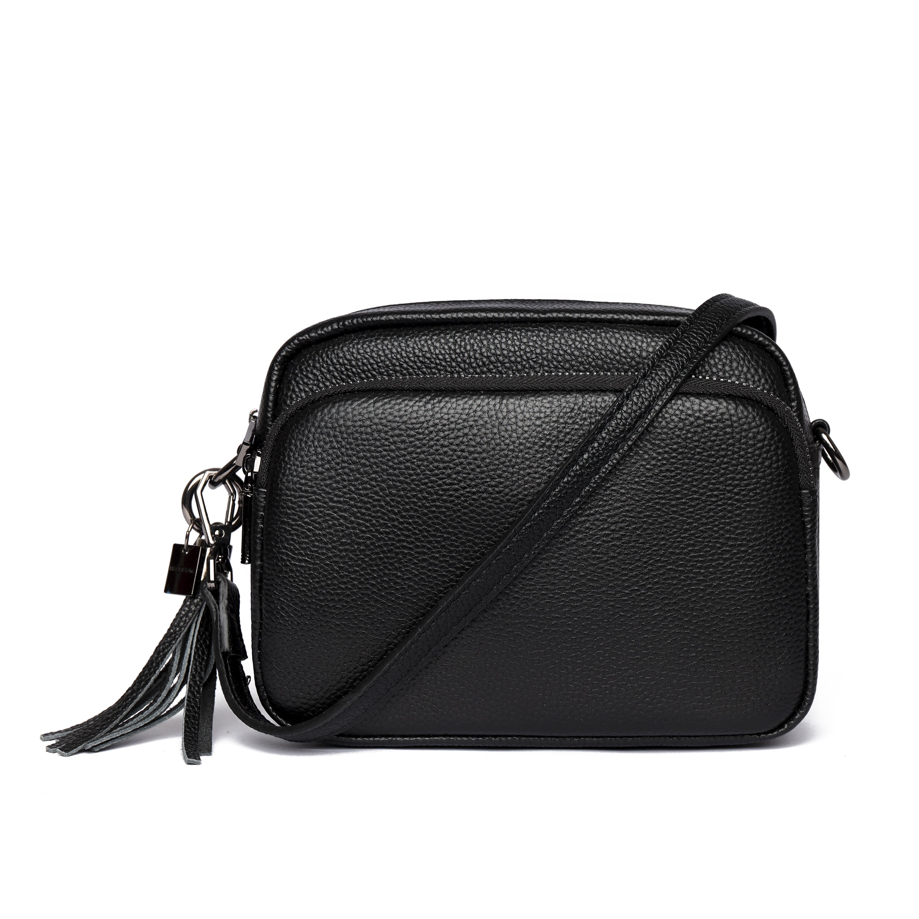 Luma Crossbody Bag Noir Dark Silver