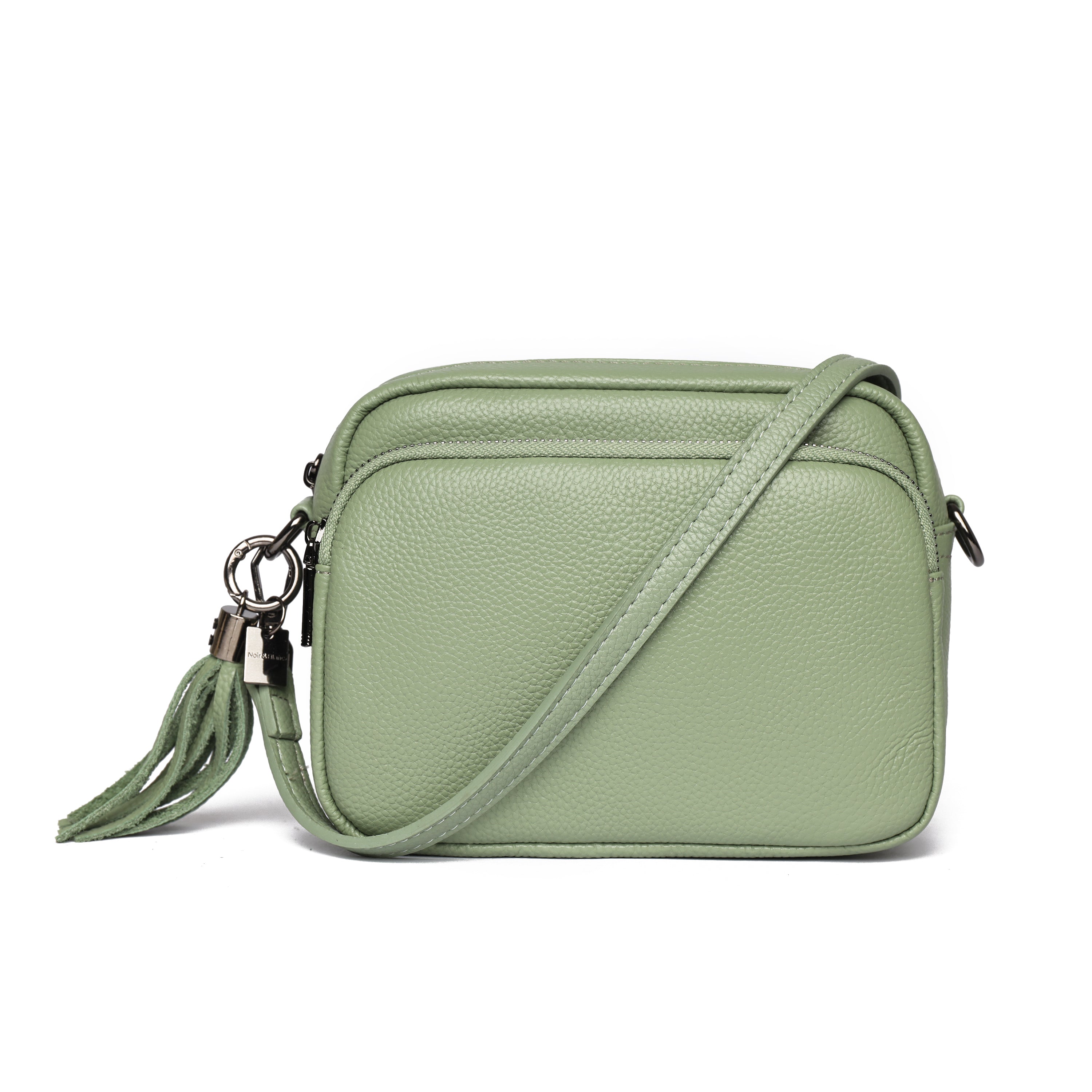 Luma Crossbody Bag Olive Mist Dark Silver