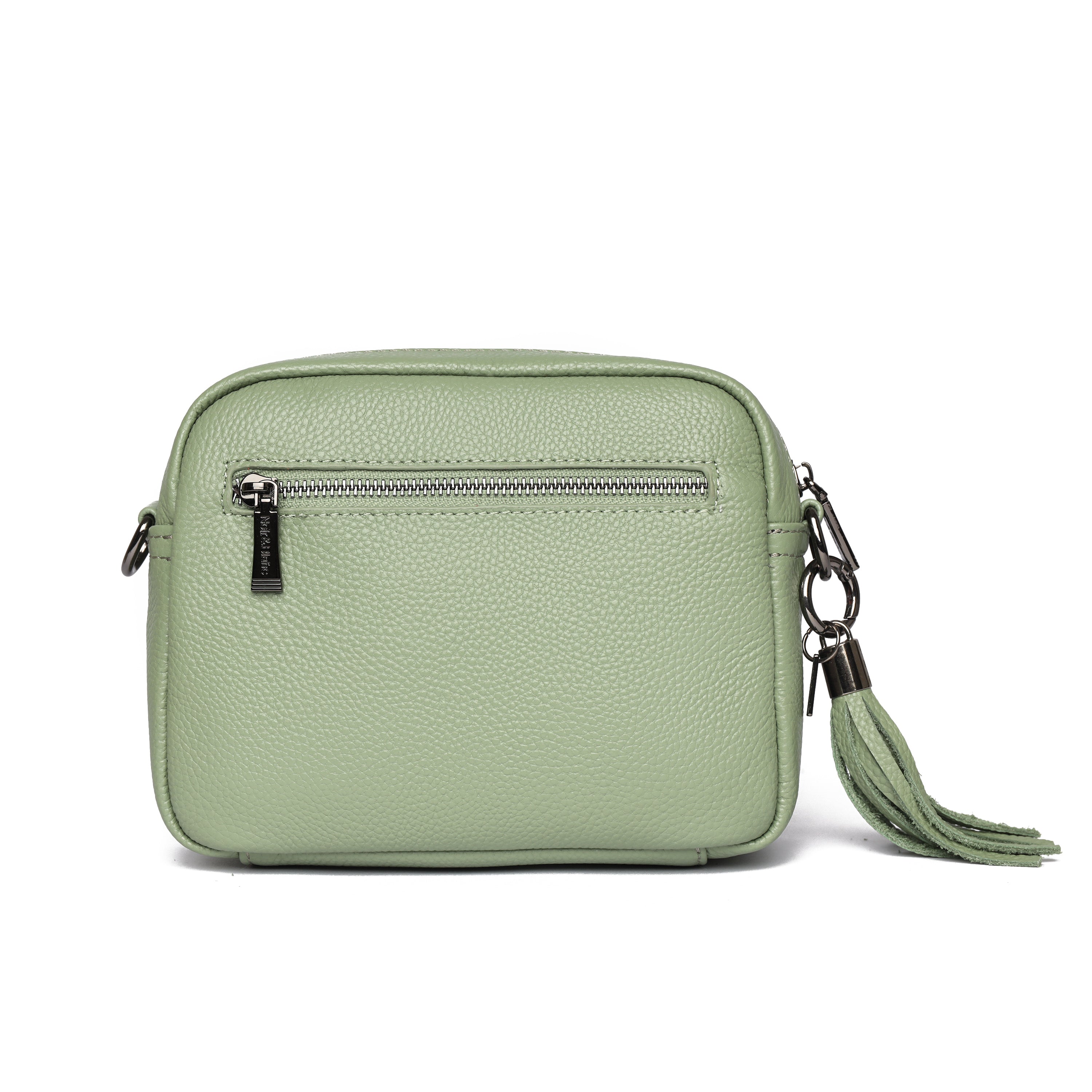 Luma Crossbody Bag Olive Mist Dark Silver