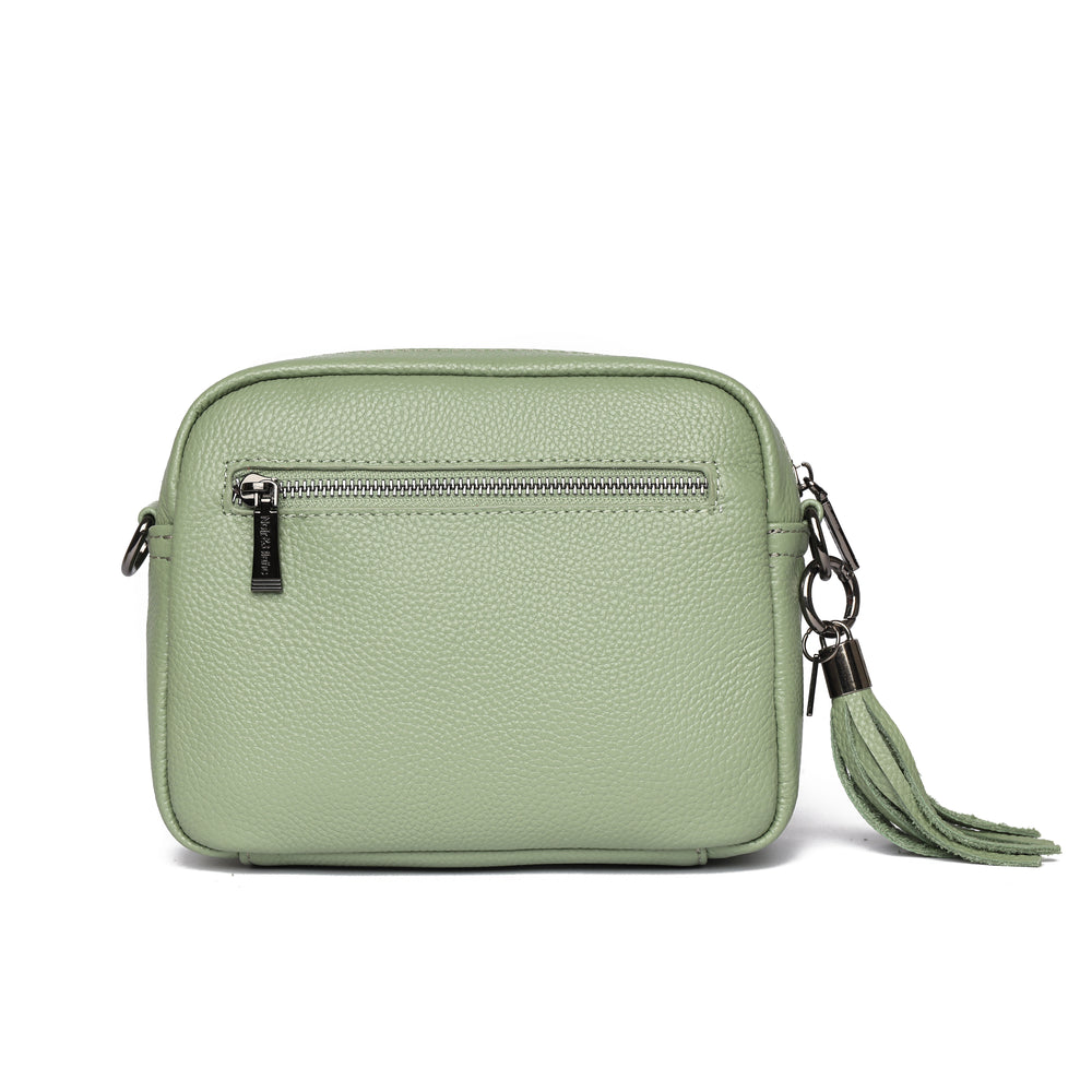 Luma Crossbody Bag Olive Mist Dark Silver