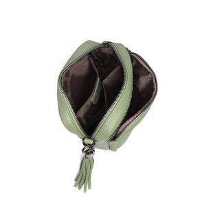 Luma Crossbody Bag Olive Mist Dark Silver
