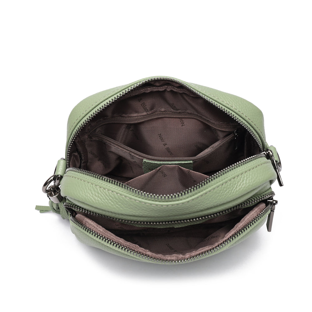 Luma Crossbody Bag Olive Mist Dark Silver