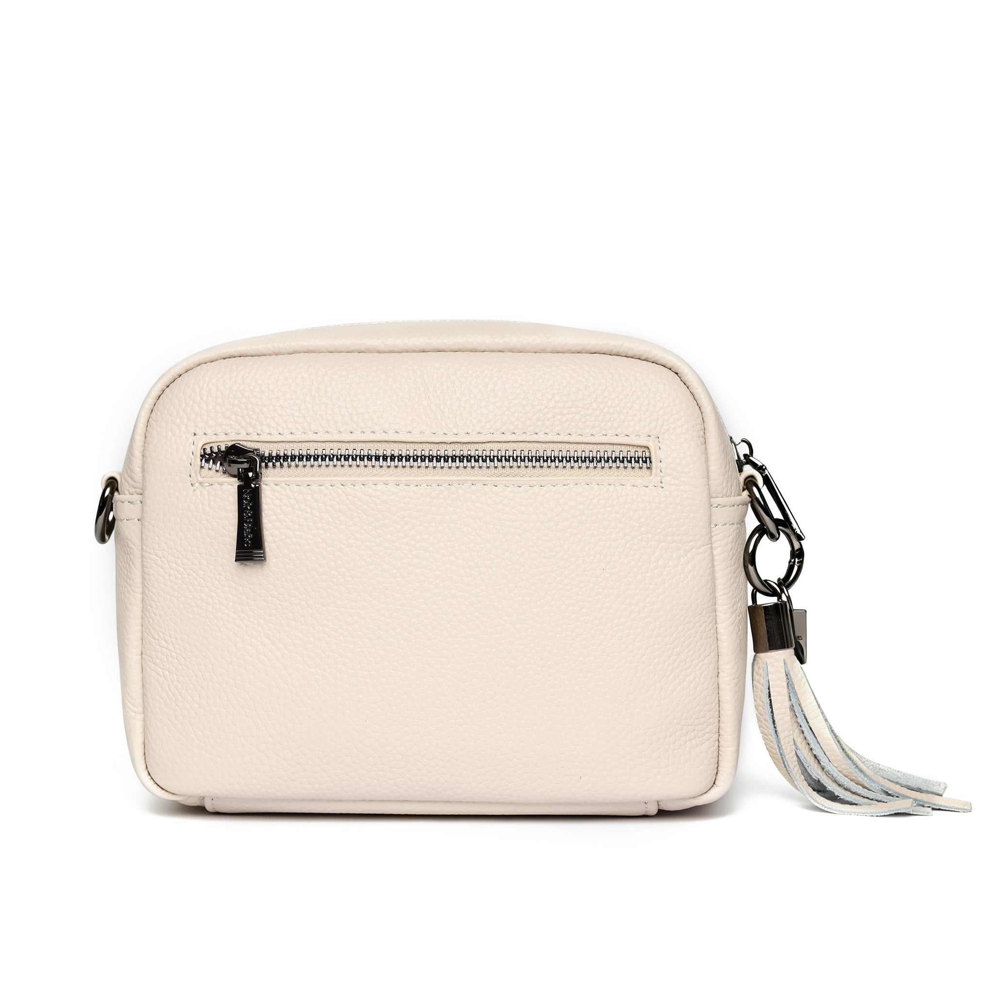 Luma Crossbody Bag Ivory Dark Silver