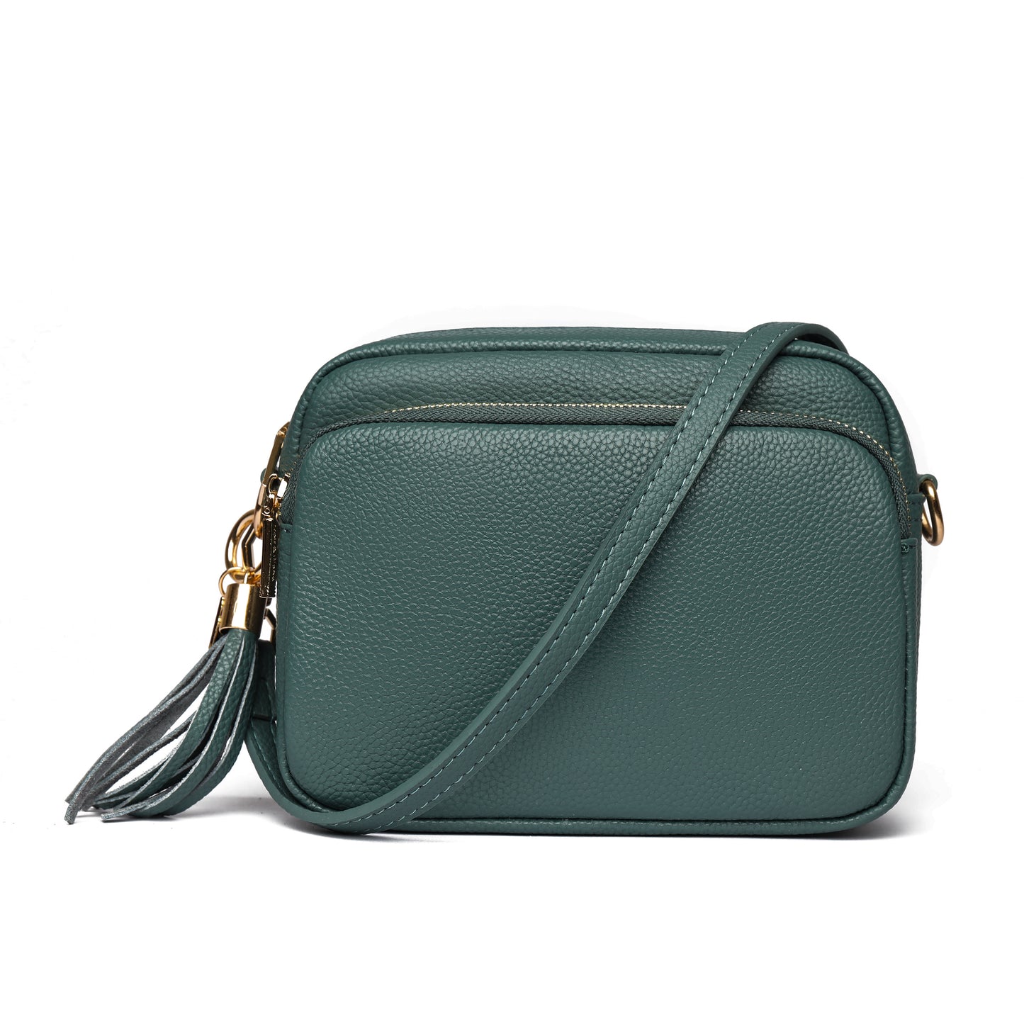 Noir & Blanc Leather Crossbody Bag and Accessories