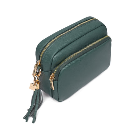 Noir & Blanc Leather Crossbody Bag and Accessories