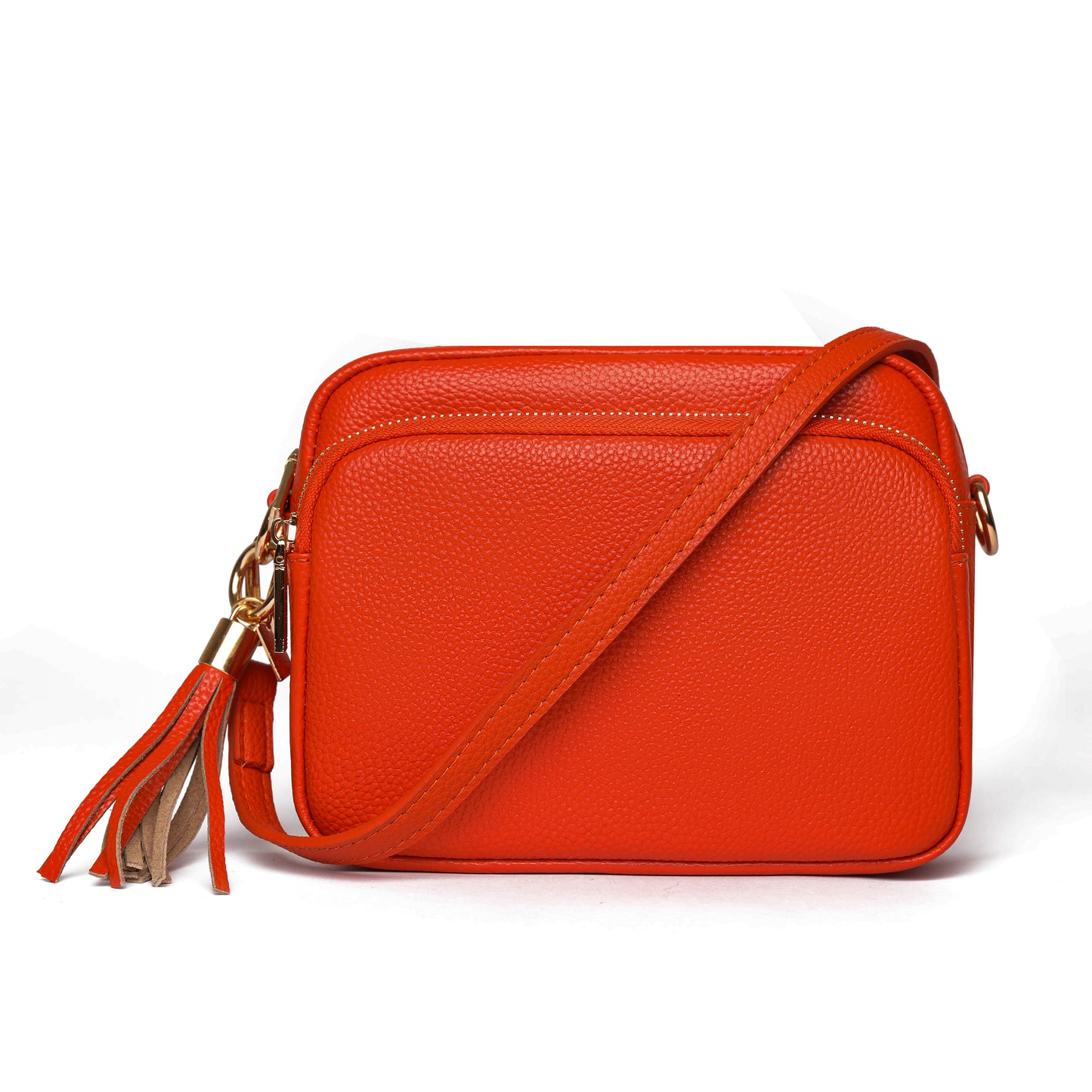 Noir & Blanc Leather Crossbody Bag and Accessories