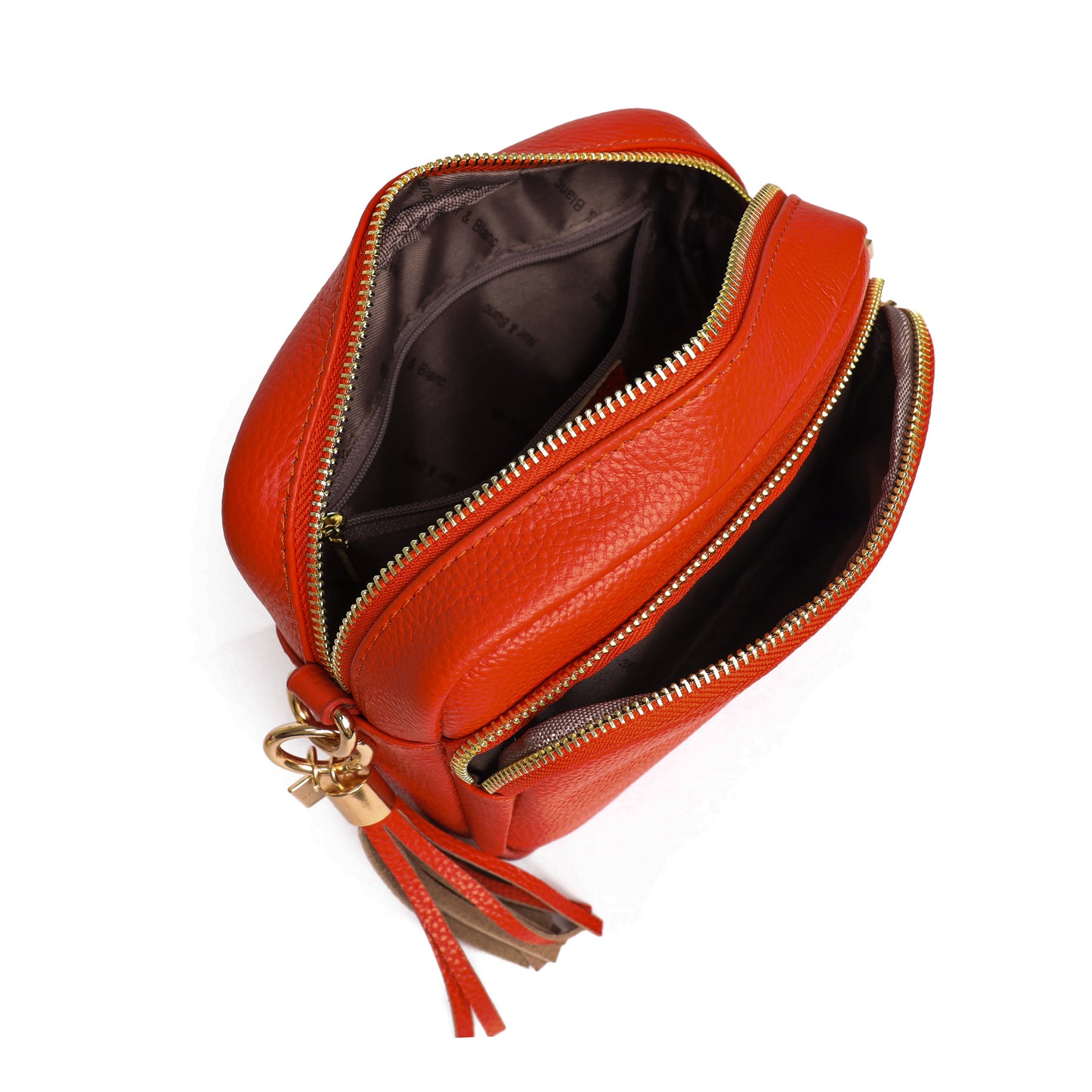 Noir & Blanc Leather Crossbody Bag and Accessories