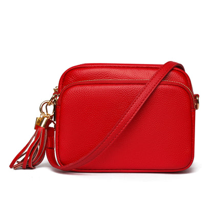 Noir & Blanc Leather Crossbody Bag and Accessories