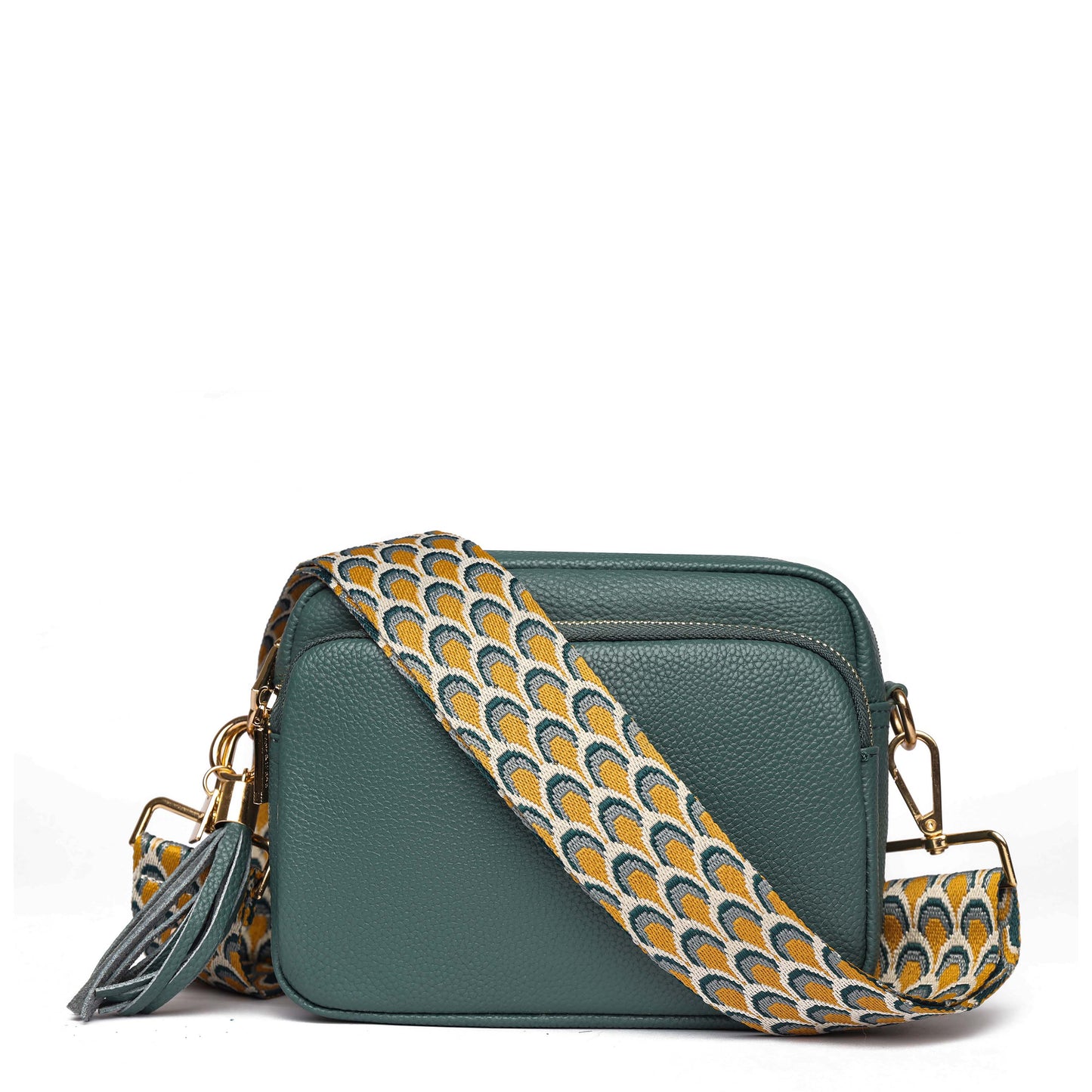 Noir & Blanc Leather Crossbody Bag and Accessories