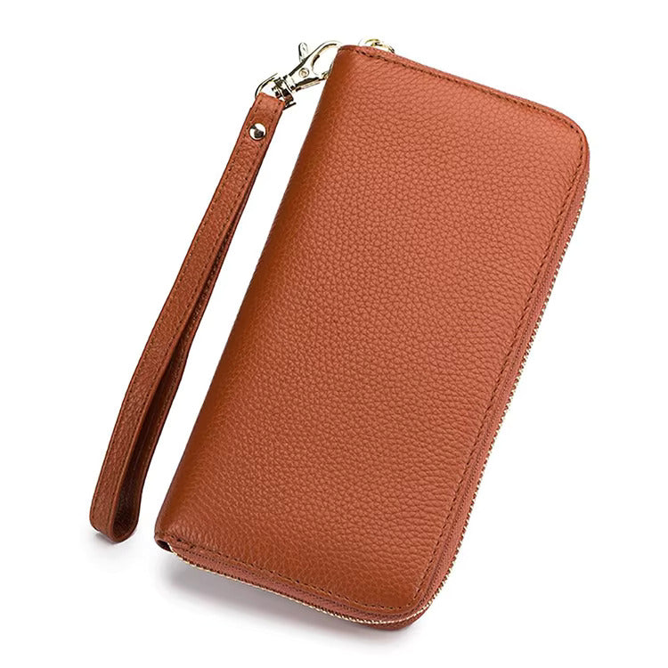 Savannah Wallet Purse Saddle Brown