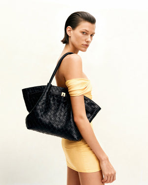 Nora Tote – Noir(woven)