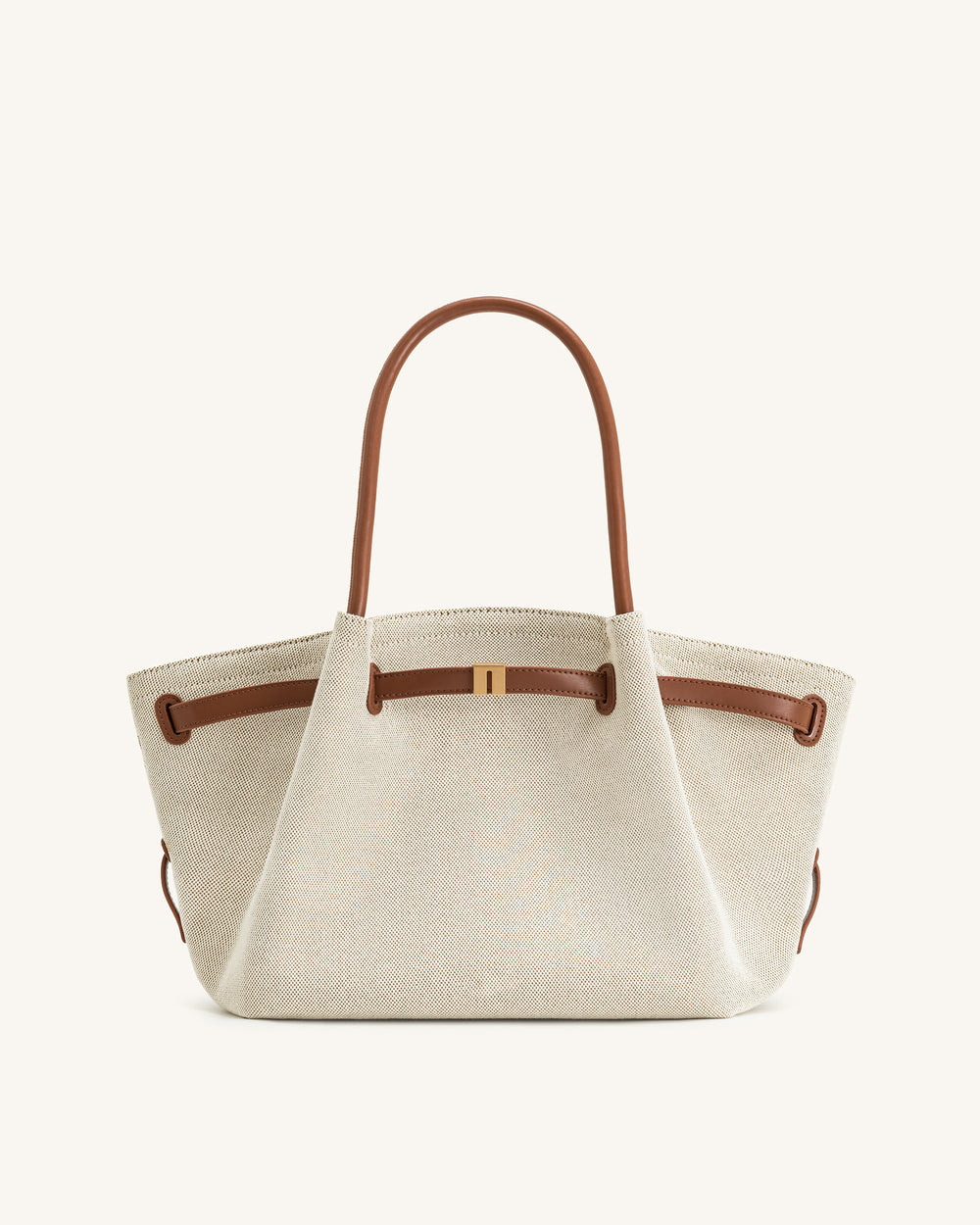 Nora Tote – Oat (Canvas)