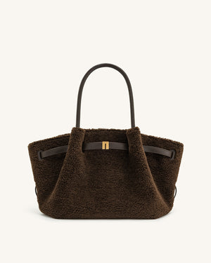 Nora Tote  - Espresso(Plush)