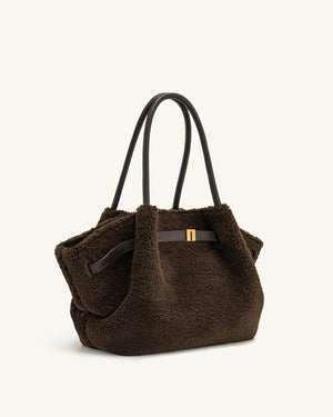 Nora Tote  - Espresso(Plush)
