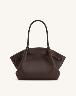 Nora Tote - Dark Brown(Classic Smooth)