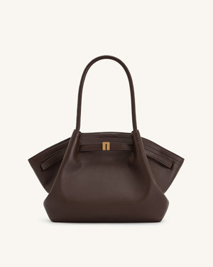 Nora Tote - Dark Brown(Classic Smooth)