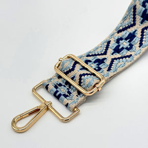 Stone & Blue Woven Aztec Strap