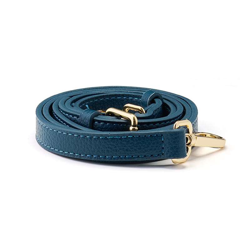 Leather Crossbody Strap Blue Lagoon