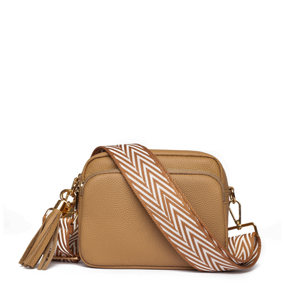 Noir & Blanc Leather Crossbody Bag and Accessories