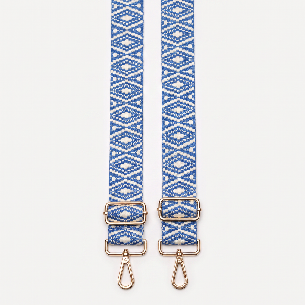 Blue Diamond Weave Strap