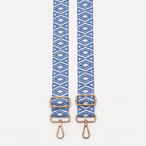 Blue Diamond Weave Strap