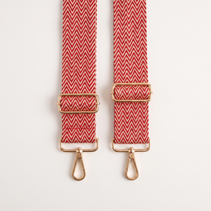 Raspberry Chevron Strap