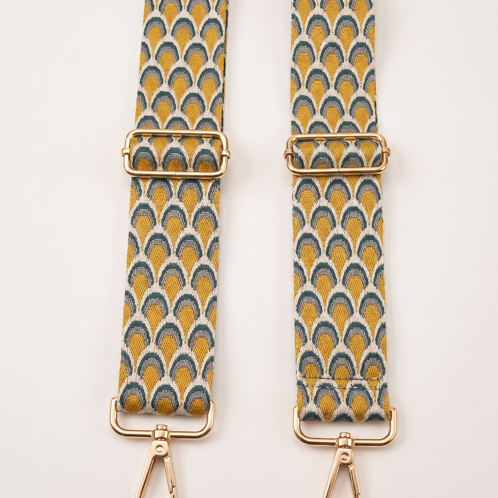 Stone Green Scallop Strap