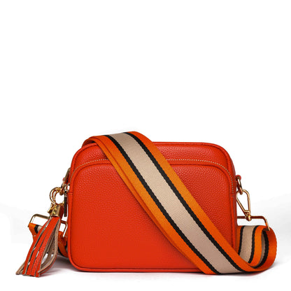 Noir & Blanc Leather Crossbody Bag and Accessories