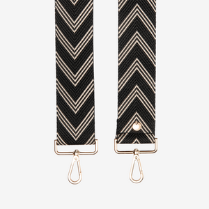 Midnight Chevron Crossbody Strap