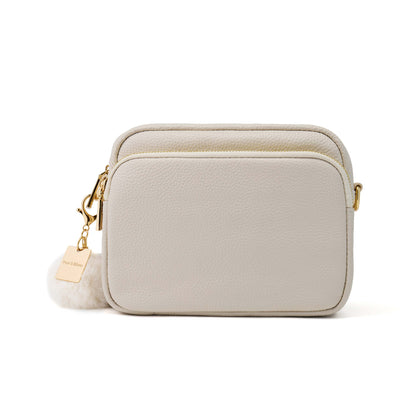 Noir & Blanc Leather Crossbody Bag and Accessories