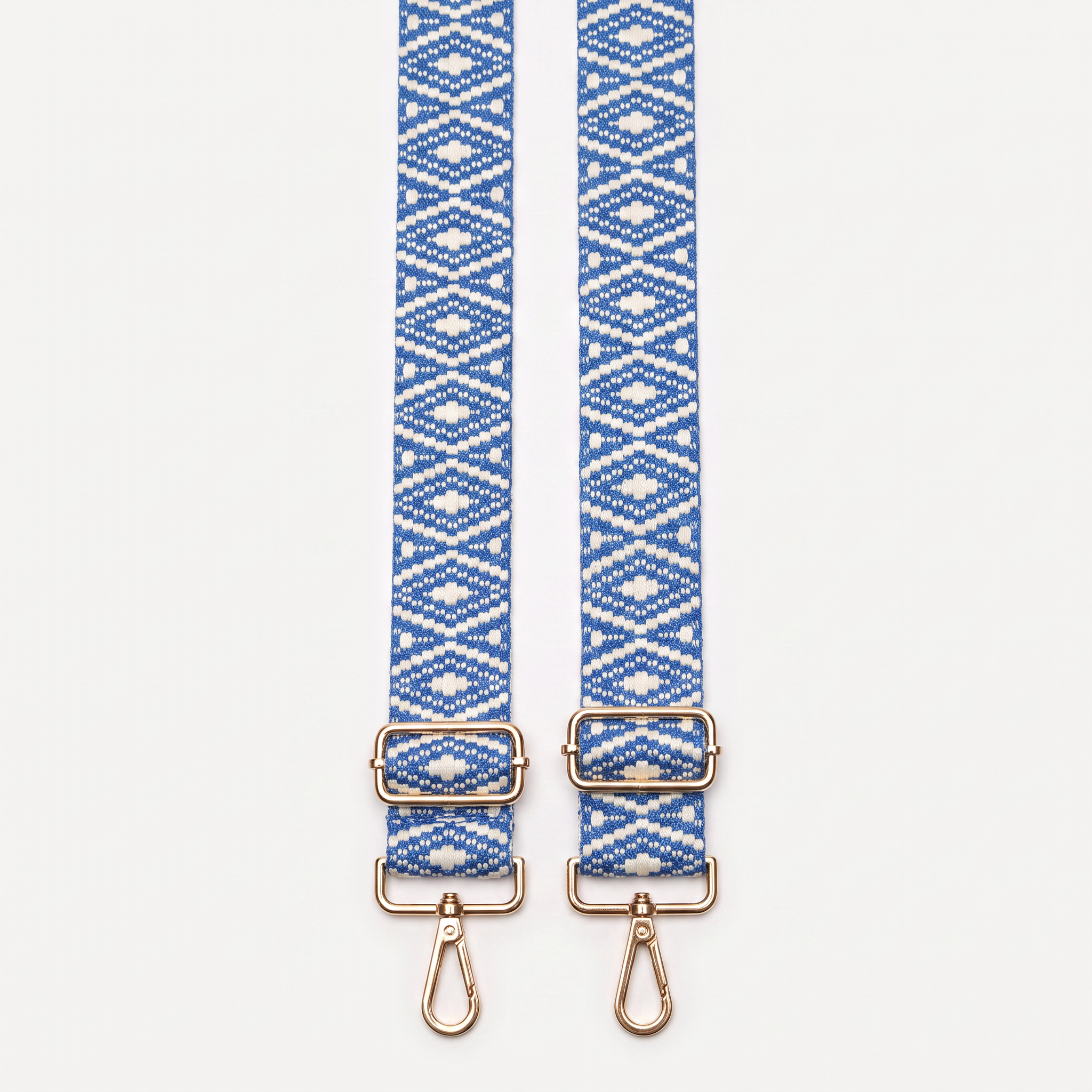 Blue Diamond Weave Strap