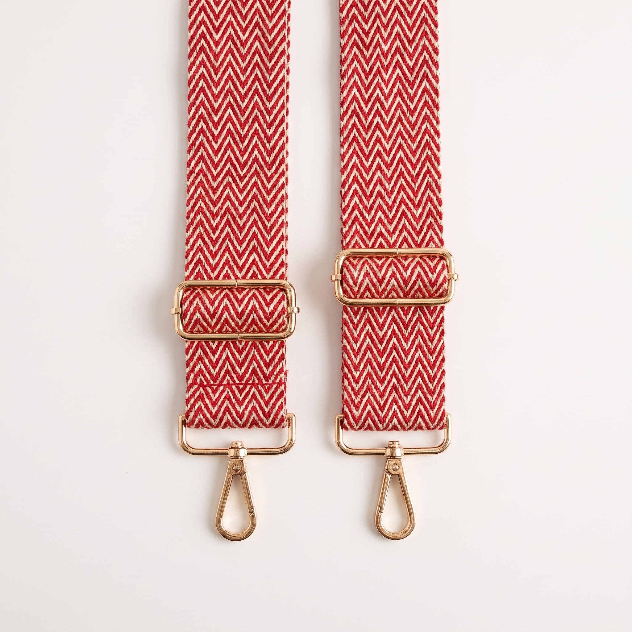 Raspberry Chevron Strap